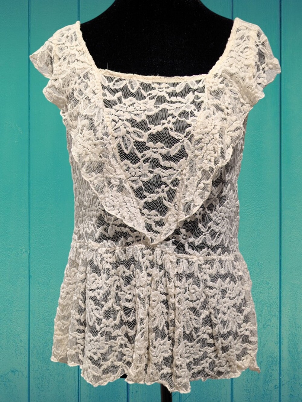 White Lace Candie's Top